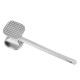Ciocan Inox Snitel, 24 cm, Argintiu, Ciocane Metalice Fragezirea Carnii, Batator de Carne, Ciocane pentru Snitele, Ciocan Metalic pentru Snitel, Ustensile pentru Gatit, Ciocan Inox de Snitele, Ustensile pentru Bucatarie, Instrumente pentru Gatit