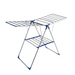 Uscator de Rufe cu 2 Nivele, 150x54.5x102.5 cm, Greutate Maxima Suportata 20 Kg, Culoare Gri, Uscator Rufe, Uscatoare de Rufe, Uscator Rufe Vertical, Uscator 2 Nivele, Uscator Rufe Clasic,Uscator Rufe din Otel, Uscator Rufe Fier, Uscator Rufe Rezistent