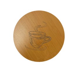 Suport Rotund pentru Vase Fierbinti, 17x17x0.4 cm, Lemn, Suport, Suport Vase, Suport din Lemn, Suport Vase Fierbinti, Suport Rotund, Suport Rotund Lemn, Suport Rotund din Lemn, Suport pentru Vase Fierbinti, Suport Vase Maro, Suport de Vase