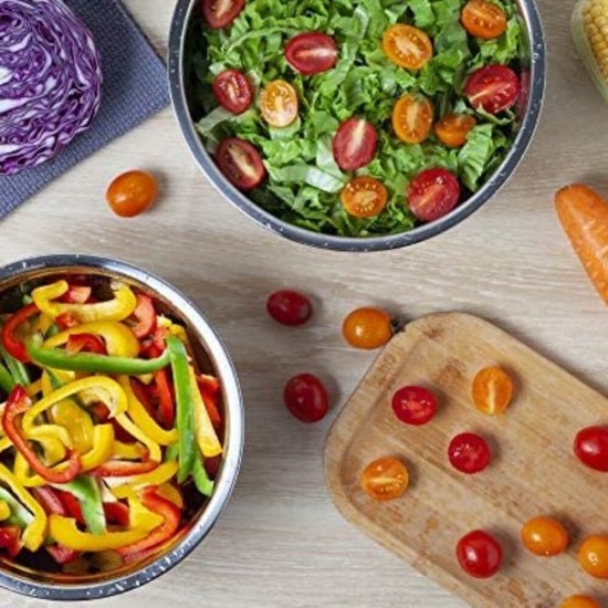 Bol de Inox de 24 cm, Material Inox