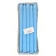 Lumanari Conice, Lungime 24 cm, 10 Buc/Set, Culoare Albastru