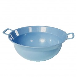 Lighean Rotund cu Manere STERK, Capacitate 4 L, Dimensiune 27x13 cm, Material Plastic, Culoare Albastru Deschis, Lighean cu Manere, Lighean Rotund, Lighean Plastic