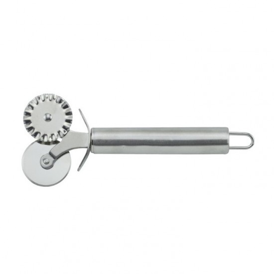 Cutit pentru Pizza cu 2 Role, Maner Metalic, Cutit de Taiat Pizza, Taietor Pizza, Feliator Pizza, Feliator Pizza Profesional, Cutter Pizza, Rola Pizza, Rola Taiat Pizza, Rola Taiat Aluat, Rola Aluat pentru Pizza, Ustensile de Taiat Pizza