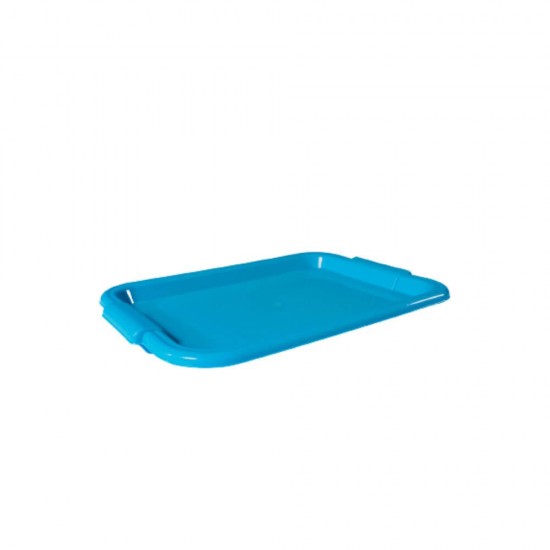 Tava Plastic STERK Lux, Albastra, Tavi de Plastic pentru Servire, Suport Plastic Vase, Tava Plastic pentru Autoservire, Tava pentru Autoservire, Tavi Plastic pentru Restaurante, Tavi Plastic pentru Transport Alimente