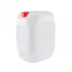 Canistra cu Capac Etans STERK, 30 L, Plastic Alb/Rosu, Canistre din Plastic cu Capac, Canistre cu Capac Etans 30 L, Canistra de Plastic 30 Litri