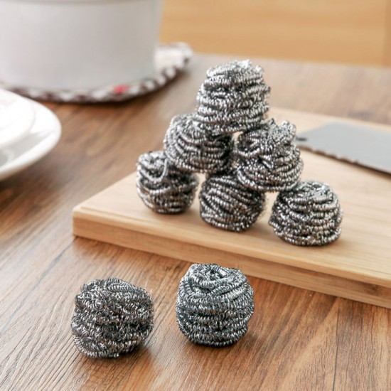 Set 2 Bureti din Inox Spiralat Bonus, Culoare Argintie, Bureti din Inox Spiralati, Bureti de Vase din Inox, Bureti Metalici, Burete BONUS pentru Curatenie, Bureti pentru Casa, Spalator din Inox, Spalator Metalic