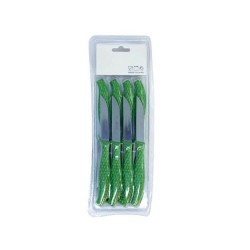 Set 12 Cutite Mici, Maner din Plastic de Culoare Verde, Cutite Mici Bucatarie, Cutit de Bucatarie, Cutite de Bucatarie, Cutite pentru Feliere, Cutit Mic pentru Feliere, Cutit pentru Legume, Cutit Ascutit, Cele Mai Bune Cutite de Bucatarie, Set Cutite