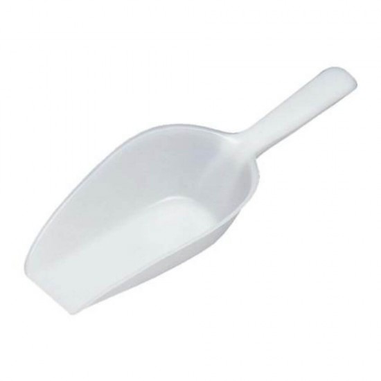Scafa Plastic Alimente, 31x12x7 cm, Crem, Scafa Manuala pentru Alimente, Scafe din Plastic pentru Alimente, Instrumente si Ustenstile Bucatarie, Scafa Plastic pentru Zahar si Faina, Scafa din Plastic pentru Cantarirea Alimentelor