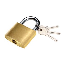1001 Lacat Auriu cu 3 Chei, Dimensiune 38 mm, Material Metal, Lacat Auriu din Metal, Lacat Auriu cu 3 Chei din Metal, Lacate Metalice, Lacate cu Chei, Lacat Metalic cu Cheie, Lacate Metalice cu Cheie