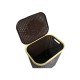 Cos de Rufe STERK, 46x36x51 cm, cu Capac, Rattan Maro, Cosuri Rattan pentru Rufe, Cos din Rattan pentru Rufe cu Capac, Cos Mare pentru Rufe cu Capac, Cos din Rattan pentru Haine, Accesorii Baie, Cos Depozitare Haine cu Capac