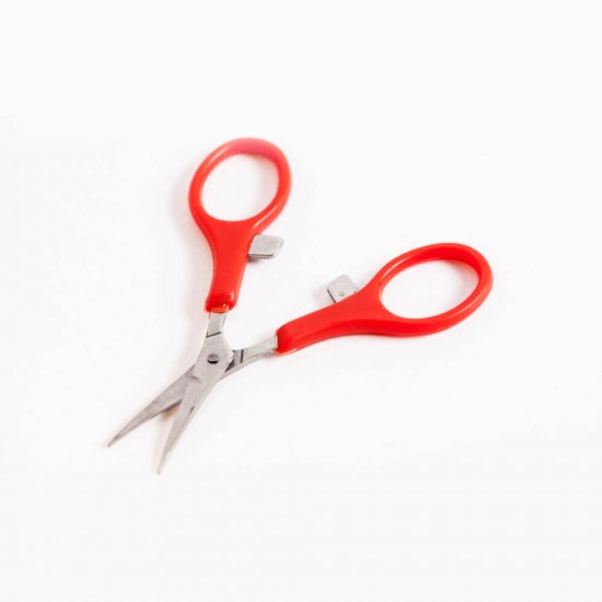 Forfecuta Cuticule cu Manere Rosii 9 cm, Forfecuta pentru Manechiura si Pedichiura, Forfecuta pentru Cuticule, Foarfeca Mica pentru Cuticule, Articole Cosmetice,, Forfecute Taiere Cuticule, Forfecute Manichiura, Forecuta Unghii