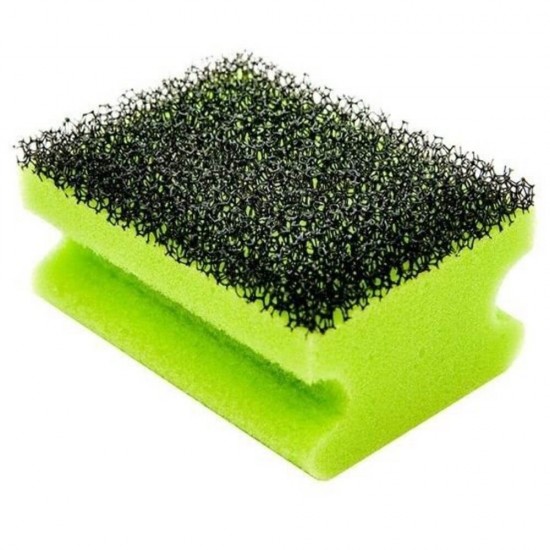 Set 3 Bureti Vase PACLAN Soft Power 2 in 1, Verzi, Spuma Poliuretanica si Fibra Abraziva, Bureti cu Spuma si Fibra Abraziva, Bureti Vase PACLAN, Bureti cu Canelura, Bureti de Vase, Bureti cu Canelura pentru Vase, Bureti pentru Spalat Vasele