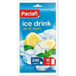 Pungi pentru Gheata PACLAN, Dimensiuni 10x24 cm, 10 Buc/Set, Punga pentru Gheata, Pungi pentru Cuburi de Gheata, Punga Cuburi Gheata, Punga Gheata, Punghi Gheata, Set Pungi Gheata