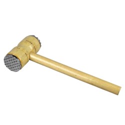 Ciocan pentru Snitel, 31 cm, Material Lemn/Metal, Natur, Batator de Carne, Ciocane pentru Snitele, Ciocan Simplu pentru Snitel, Ustensile pentru Gatit, Ciocan Simplu de Snitele, Ustensile pentru Bucatarie, Instrumente pentru Gatit