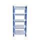 Etajera cu 4 Rafturi STERK, 88x41x29 cm, Dreptunghiulara, Albastra, Etajere pentru Depozitare Casa, Etajere cu Rafturi Depozitare, Etajera Plastic Bucatarie si Baie, Etajera Plastic cu Patru Nivele, Etajera cu Patru Rafturi din Plastic