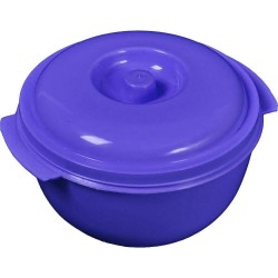 Castron cu Capac STERK, 1 Litru, Albastru, Castroane de Plastic, Castroane cu Capac, Castron din Plastic cu Capac, Castroane de Plastic cu Capac, Castron pentru Bucatarie, Castron de Plastic cu Capac 1L, Boluri de Plastic cu Capac