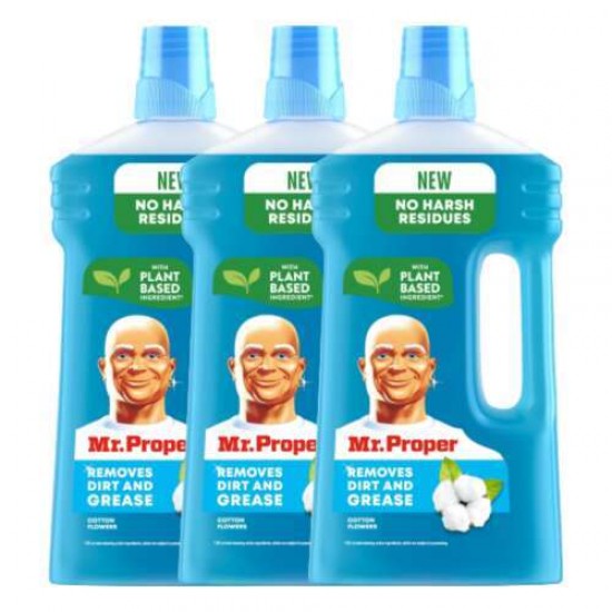 Detergent universal pentru suprafete Mr. Proper Cotton Flower, Cantitate 1 L