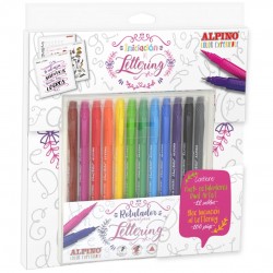 Set Caligrafie, 12 Culori/set, Alpino Color Experience