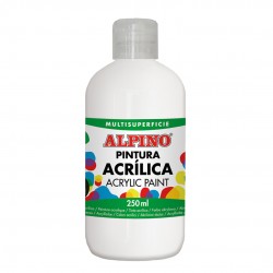Vopsea Acrilica, 250ml, Alpino - Alb