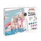 Set Pictura Pe Numere Grecia, Contine:panza Canvas 40x30cm,3 Pensule, Alpino-paint Color Experience