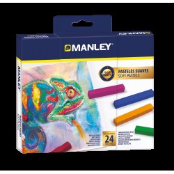 Set Creta Pastelata-manley, Culori Variate-24 Buc/cutie