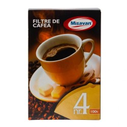 Set 100 Filtre de Cafea Misavan, Nr.4, Hartie Filtru de Cafea Misavan, Filtre de Cafea din Hartie, Filtre de Cafea Nr 4, Filtre de Cafea 4, Set Filtre de Cafea Misavan, Set 100 Filtre de Cafea din Hartie, Filtre pentru Cafea