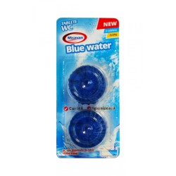 2 Bucati de Tablete Bazin Misavan Blue Water, 2x50g, Tablete pentru Bazin Colorate, Tablete pentru Toaleta, Set Tablete Igienizante Toaleta, Set Tablete Albastre pentru Toaleta