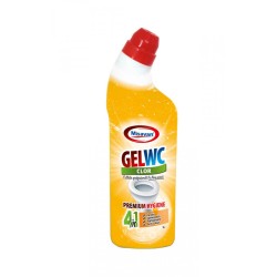 Solutie Curatare Toaleta Misavan Gel Wc cu Clor 4in1, 1L, Solutie Tip Gel pentru Igienizare, Solutie Misavan cu Clor, Solutie Impotriva Calcarului, Solutie Curatare Sanitare