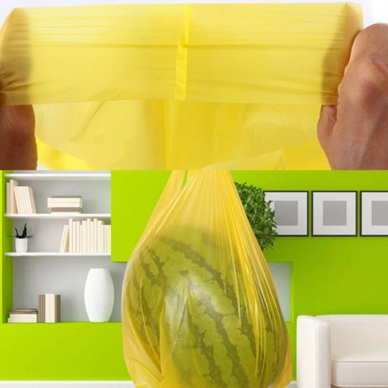 Rola 15 Saci Menajeri pentru Colectare Selectiva Brilli, 35 l, Galbeni, Saci de Menaj, Rola Saci Menajeri, Saci Menajeri 35 l, Saci Menajeri in Rola, Saci Menaj cu Manere, Saci Menajeri Parfumati, Saci pentru Menaj, Saci Gunoi