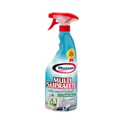 Solutie Multisuprafete Misavan 4in1, 750ml, Solutie pe Baza de Amoniac, Solutie Spray Multisuprafete, Solutie Spray Multisuprafete Misavan, Solutie Suprafete, Solutie Spray Suprafete Misavan