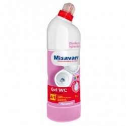 Solutie Curatare Toaleta Misavan Gel Wc Flowers 4in1 1l
