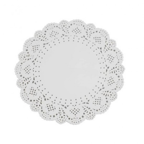 Set 100 Hartii Dantelate pentru Tort Misavan, Diametru 10 cm, Dantela pentru Tort, Dantela Hartie pentru Tort, Dantela din Hartie Misavan, Set Dantele pentru Tort, Set Dantele pentru Prajituri, Set Dantele pentru Tort Misavan