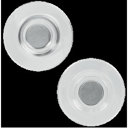 Magneti Pentru Table Nobo Din Sticla, Diametru 32 Mm, Sustin 6 Coli, 10 Buc/set, Transparent