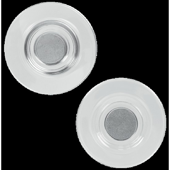 Magneti Pentru Table Nobo Din Sticla, Diametru 32 Mm, Sustin 6 Coli, 10 Buc/set, Transparent