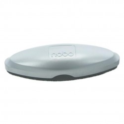 Burete Nobo, Pentru Curatare Table Din Sticla, Magnetic, Rezerva Detasabila Si Lavabila, Argintiu