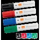 Marker Nobo, Pentru Table Si Flipcharturi, Varf 5-12 Mm, Jumbo, 4 Buc/cutie, Diverse Culori
