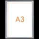 Rama Pentru Perete Nobo Impression Pro, Aluminiu, Cu Clip, A3, Gri