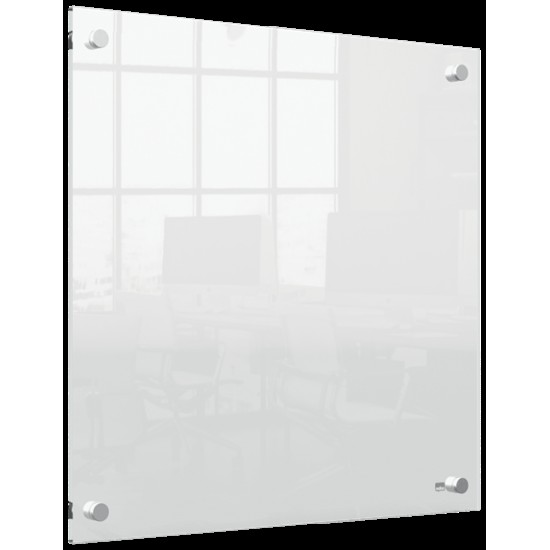 Tabla Nobo, Acrylic, 45x45 Cm, Marker Inclus, Transparent