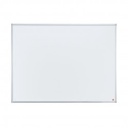 Tabla Nobo Essentials, Otel Lacuit, 120x90 Cm, Magnetica, Include Tavita, Alb