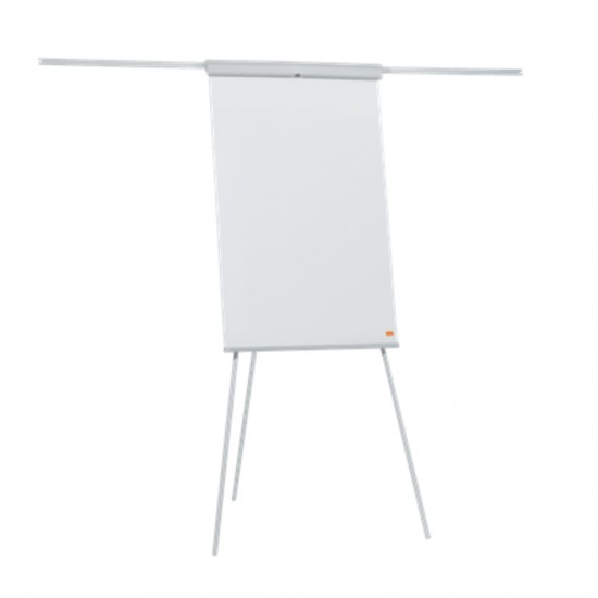 Flipchart Nobo Essentials, Otel Lacuit, Brate Extensibile Si Trepied, Magnetic, Alb