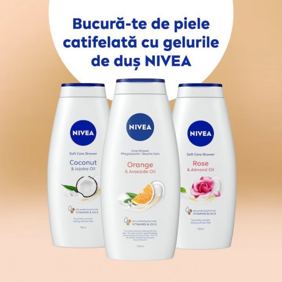 Nivea Gel Dus Orange And Avocado Oil, 750 Ml