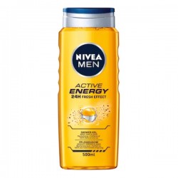 Nivea Gel Dus Men Active Energy, 500 Ml