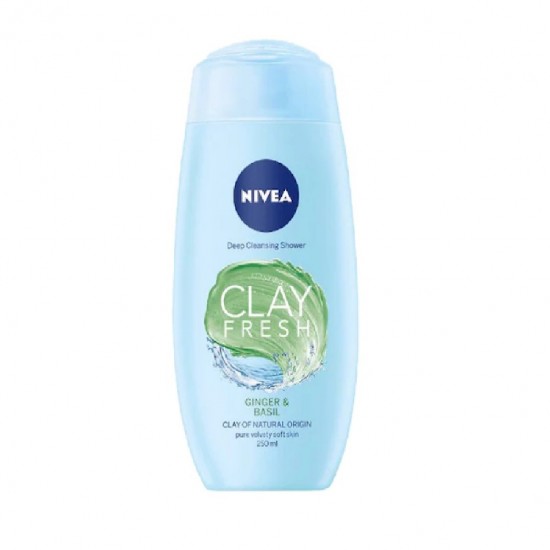 Nivea Gel Dus Clay Ginger And Basil, 500ml
