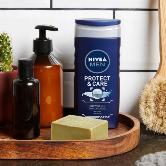 Nivea Gel Dus Men Protect And Care, 500 Ml