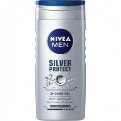 Nivea Gel Dus Men Silver Protect, 500 Ml