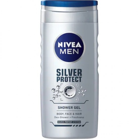 Nivea Gel Dus Men Silver Protect, 500 Ml