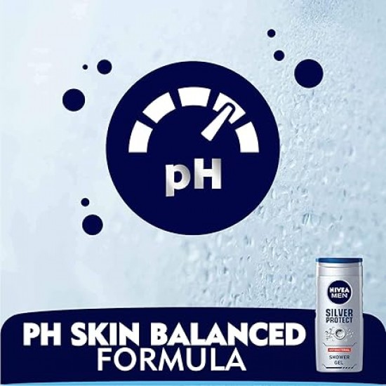 Nivea Gel Dus Men Silver Protect, 500 Ml