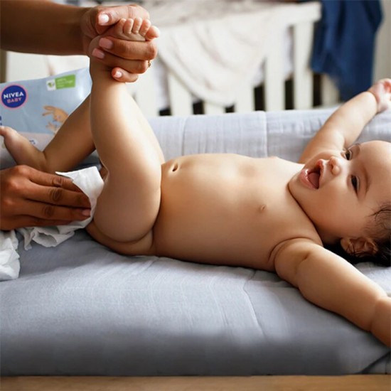 Nivea Servetele Umede Baby Soft And Cream, 57 Buc/pachet