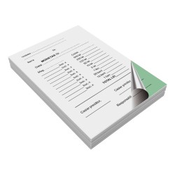 Monetar Autocopiativ, Format A6, 50 Set/carnet