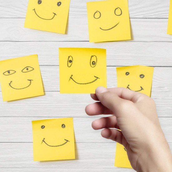 Notite Adezive OFFICE Products, 76x76 mm, 100 File, 70 g/mÂ², Culoare Galben Pal, Post-it, Sticky Notes, Bloc de Hartie, Memo Adeziv, Articole Hartie, Accesorii Birou